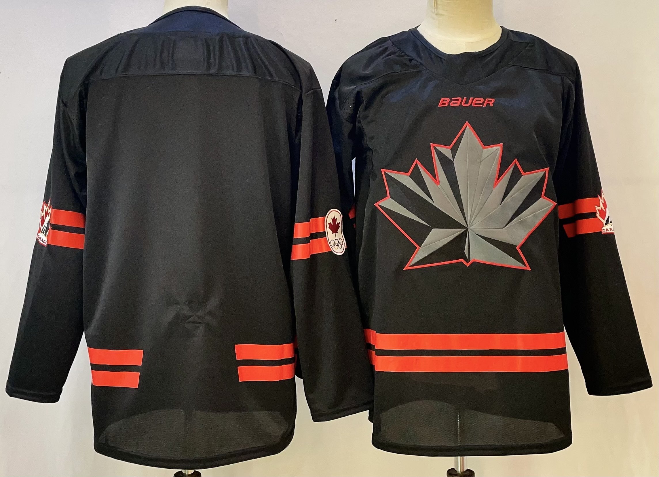 Men Canada Olympic blank Black adidas 2026 NHL  jersey